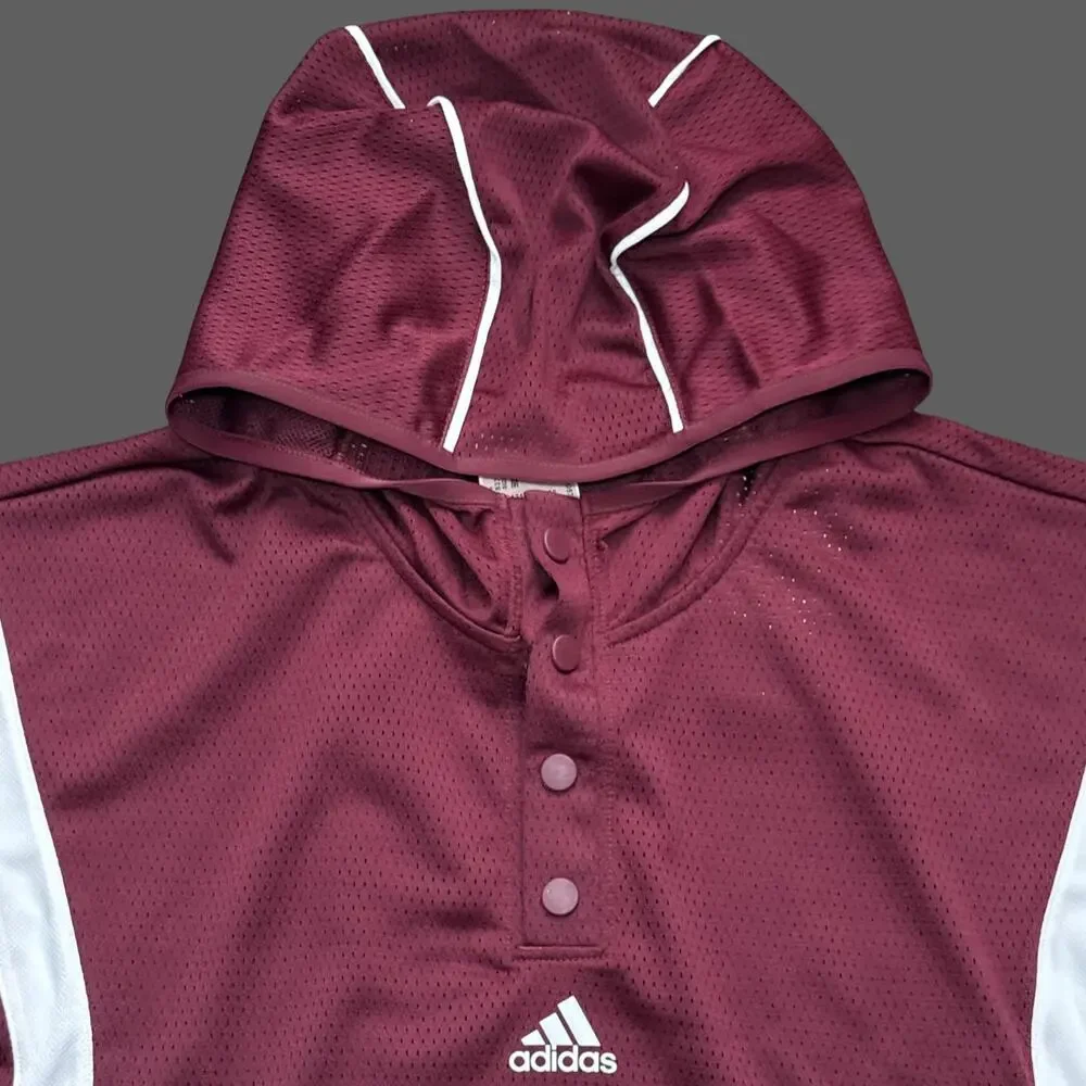 Adidas Texas A&M Aggies Mesh Hoodie Burgundy M NWT
